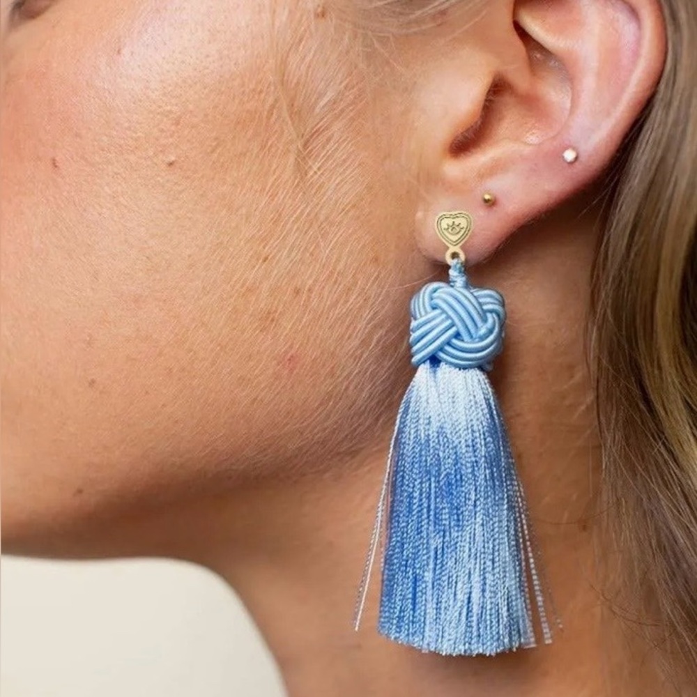 Hart Tassel Earrings Set of 4 earrings $60